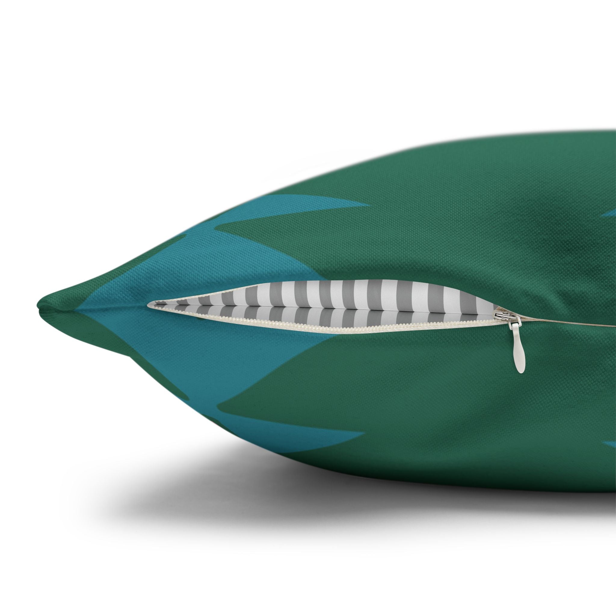 Green & Pink Geometric Pillowcase, Decorative throw pillow cover, Cozy home decor, Vibrant accent pillow, Modern home gift