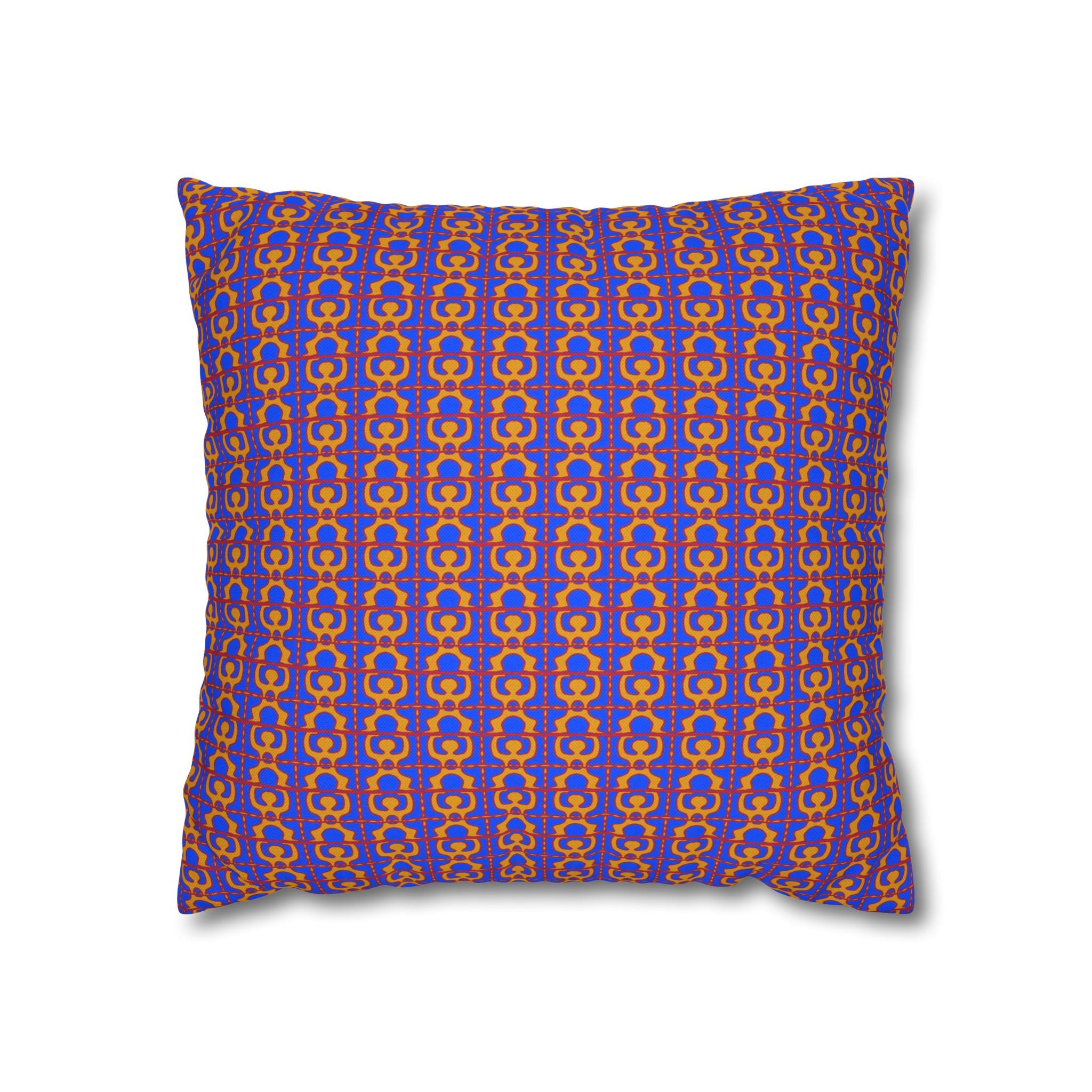 Colorful Geometric Pillowcase, Decorative throw pillow cover, Cozy home decor, Vibrant accent pillow, Modern home gift