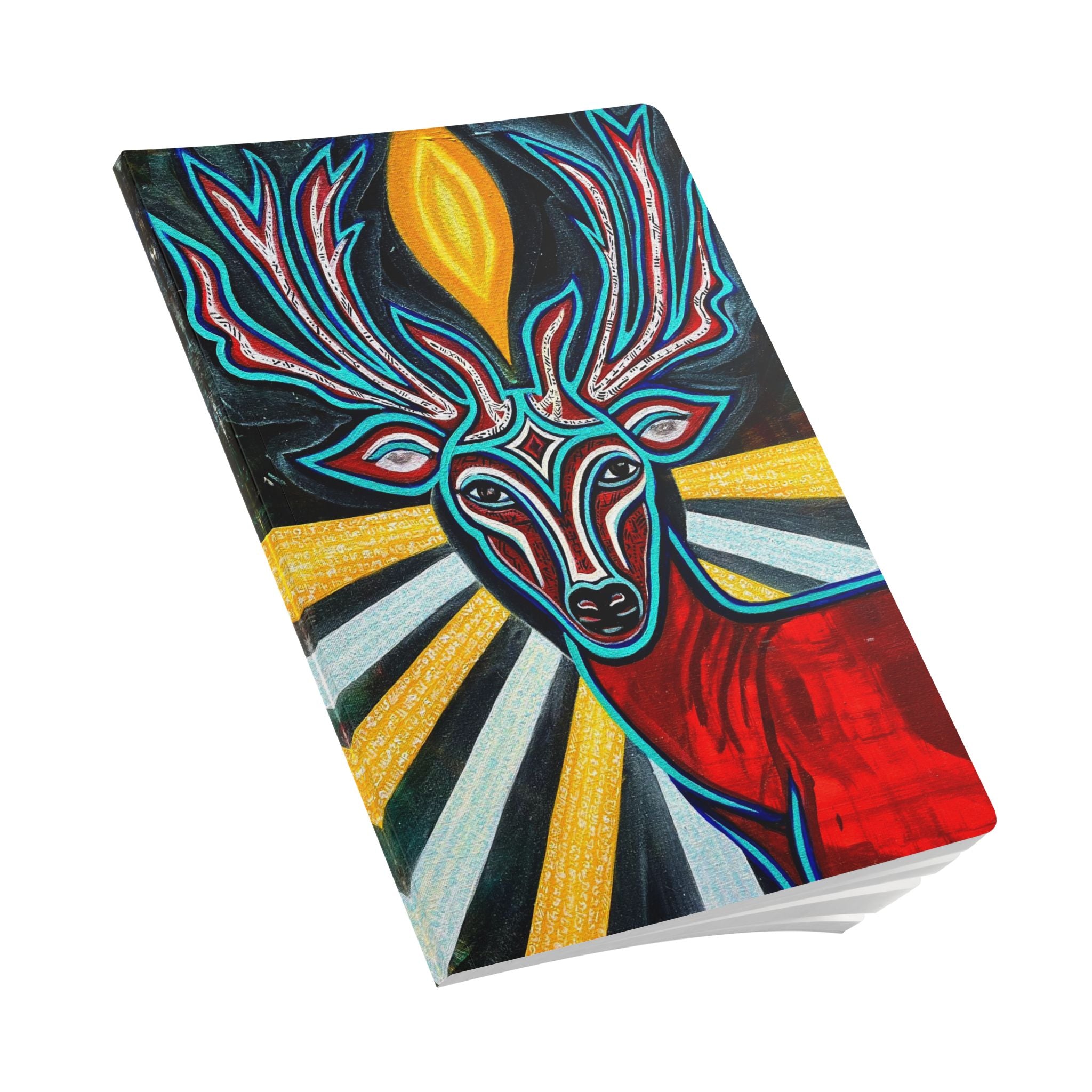 Vibrant Deer Softcover Journal