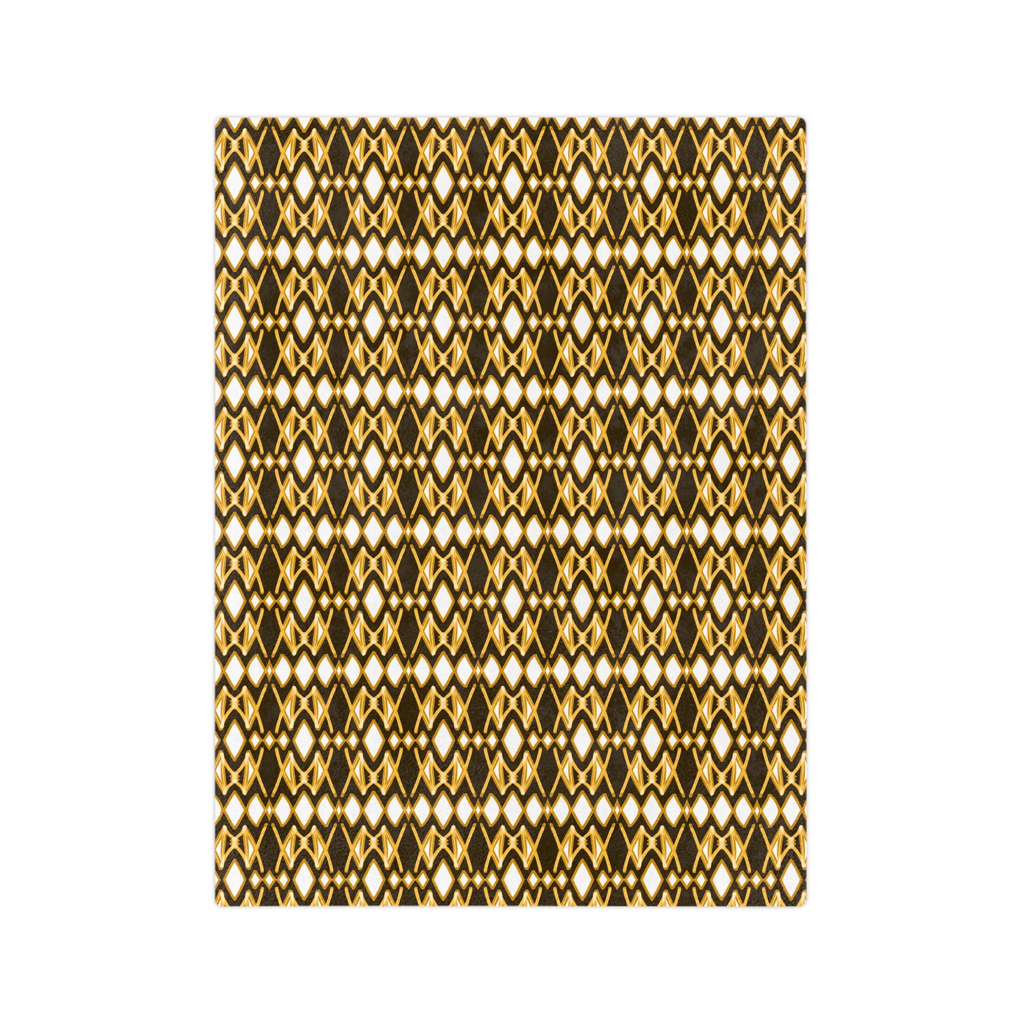 Yellow & Brown Cozy Velveteen Microfiber Blanket | Warm Throw Blanket, Decorative Bedding, Couch Cover, Gift for Home, Snug & Stylish