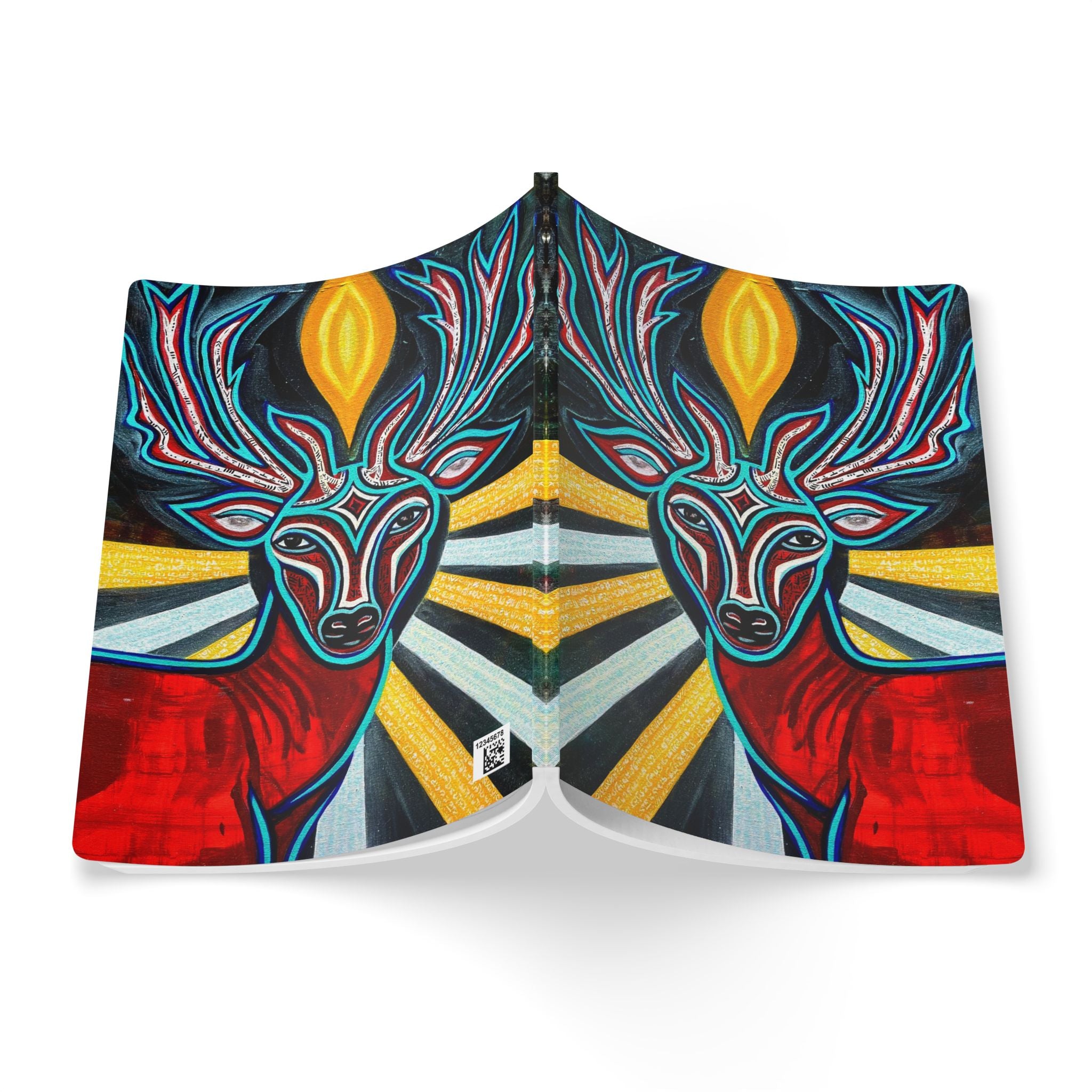 Vibrant Deer Softcover Journal