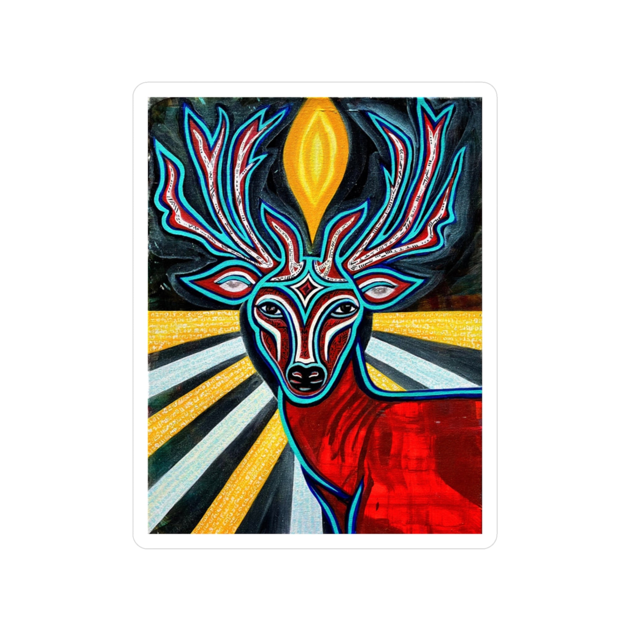 Deer Teacher Vinyl Decals for Home Decor, Stickers for Car, Laptop, Water Bottle, Unique Gifts, Bohemian Style