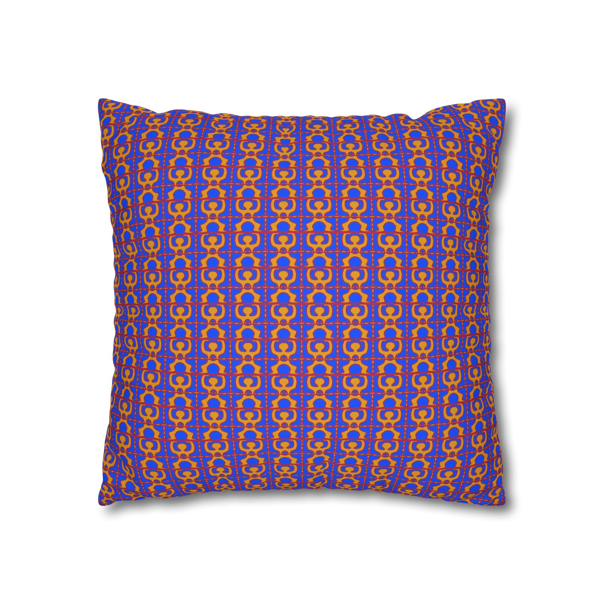 Colorful Geometric Pillowcase, Decorative throw pillow cover, Cozy home decor, Vibrant accent pillow, Modern home gift