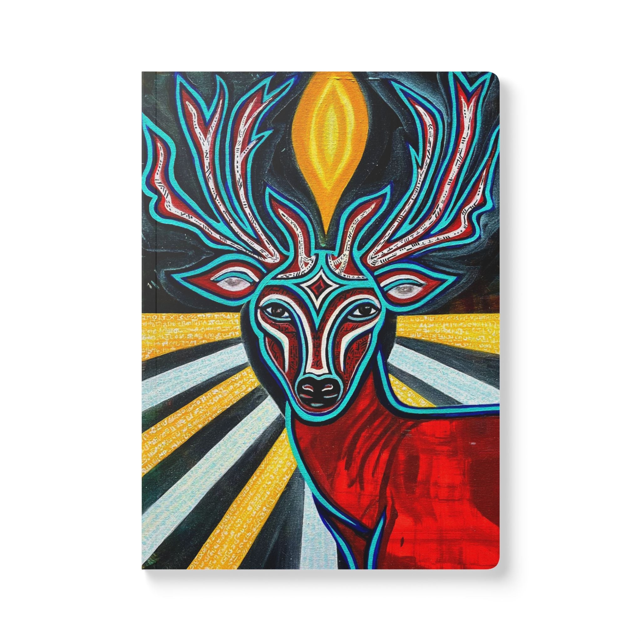 Vibrant Deer Softcover Journal