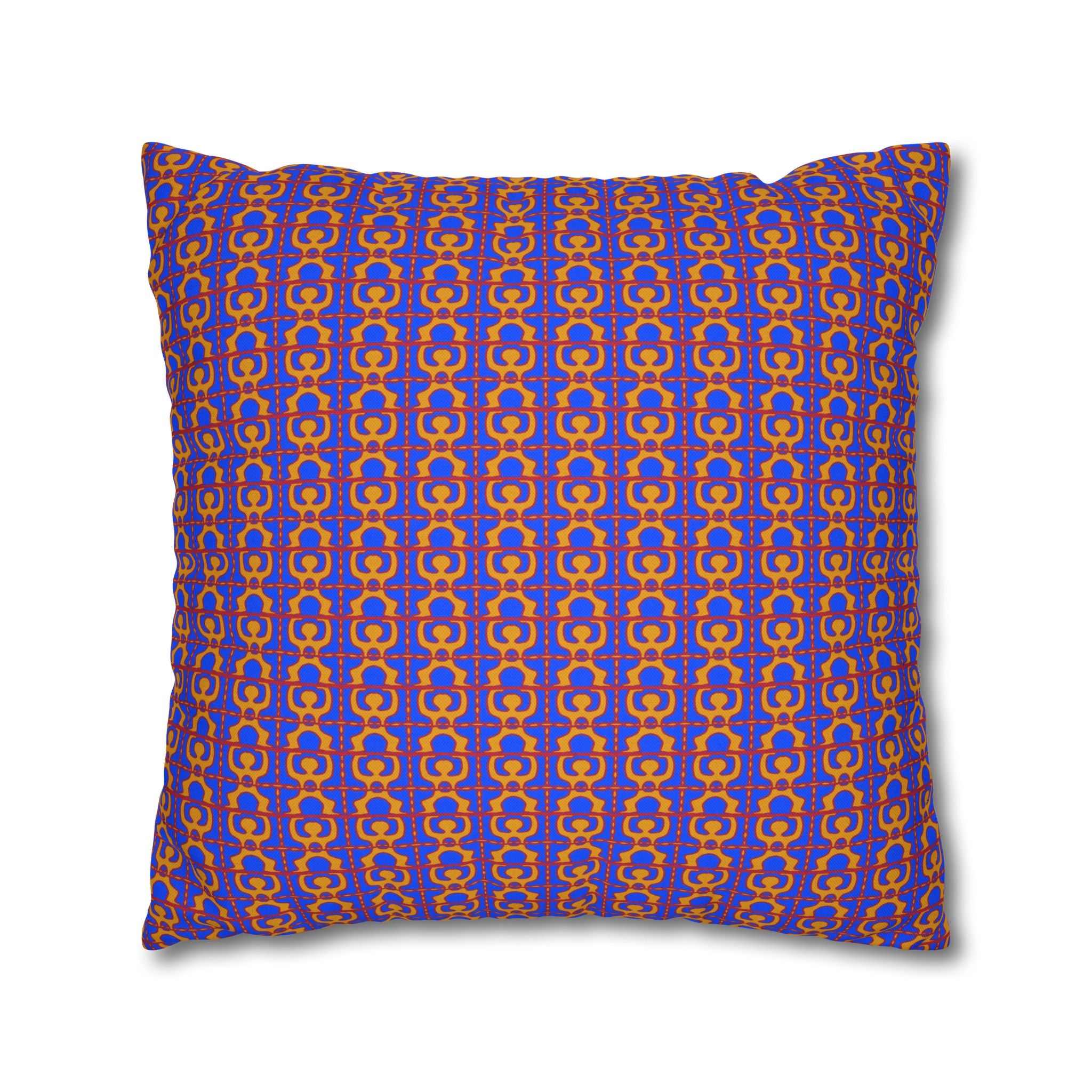 Colorful Geometric Pillowcase, Decorative throw pillow cover, Cozy home decor, Vibrant accent pillow, Modern home gift
