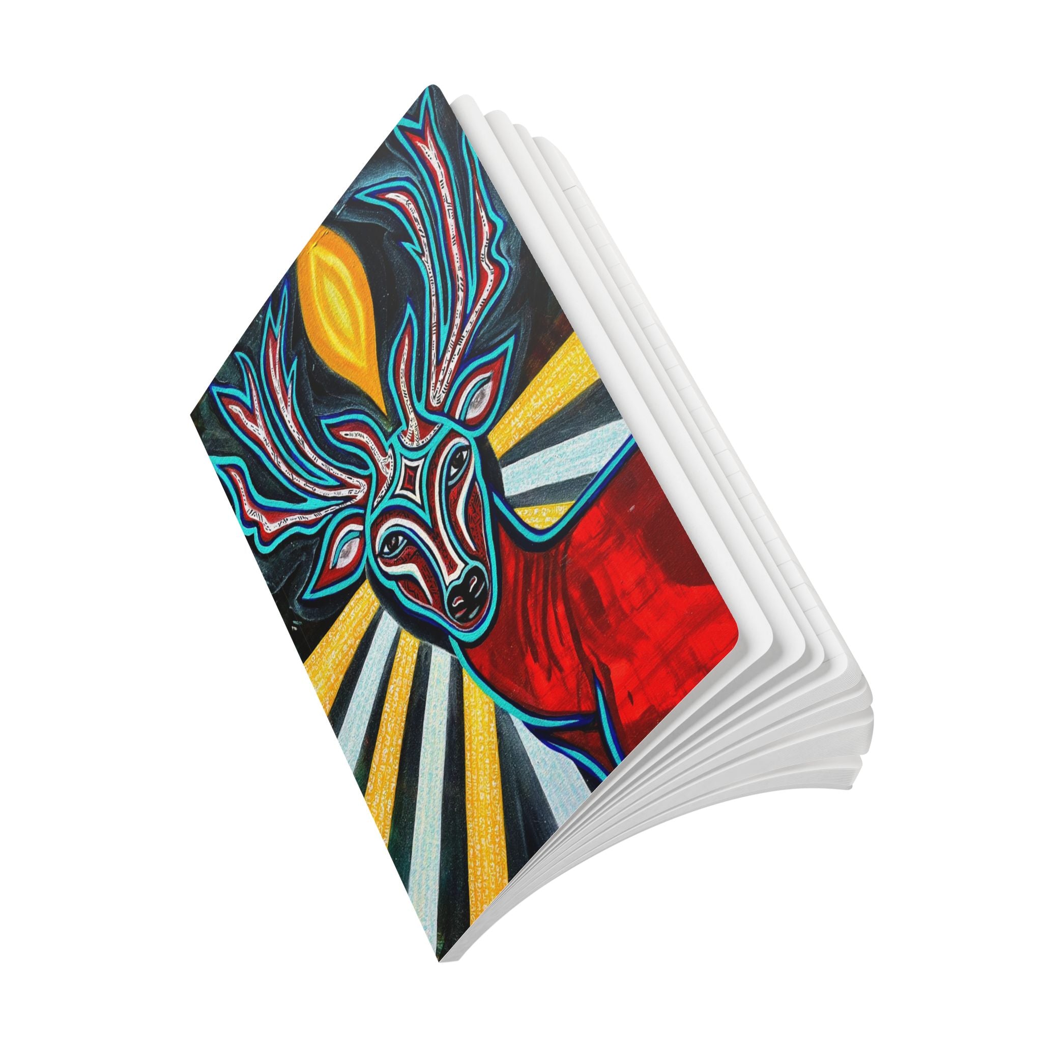 Vibrant Deer Softcover Journal