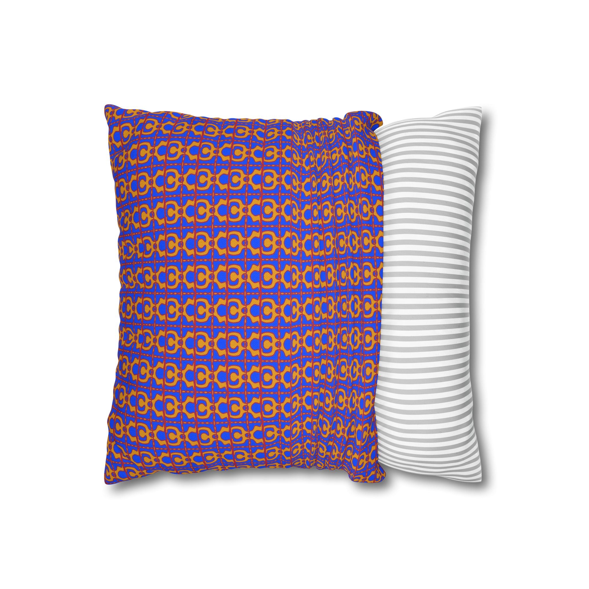 Colorful Geometric Pillowcase, Decorative throw pillow cover, Cozy home decor, Vibrant accent pillow, Modern home gift