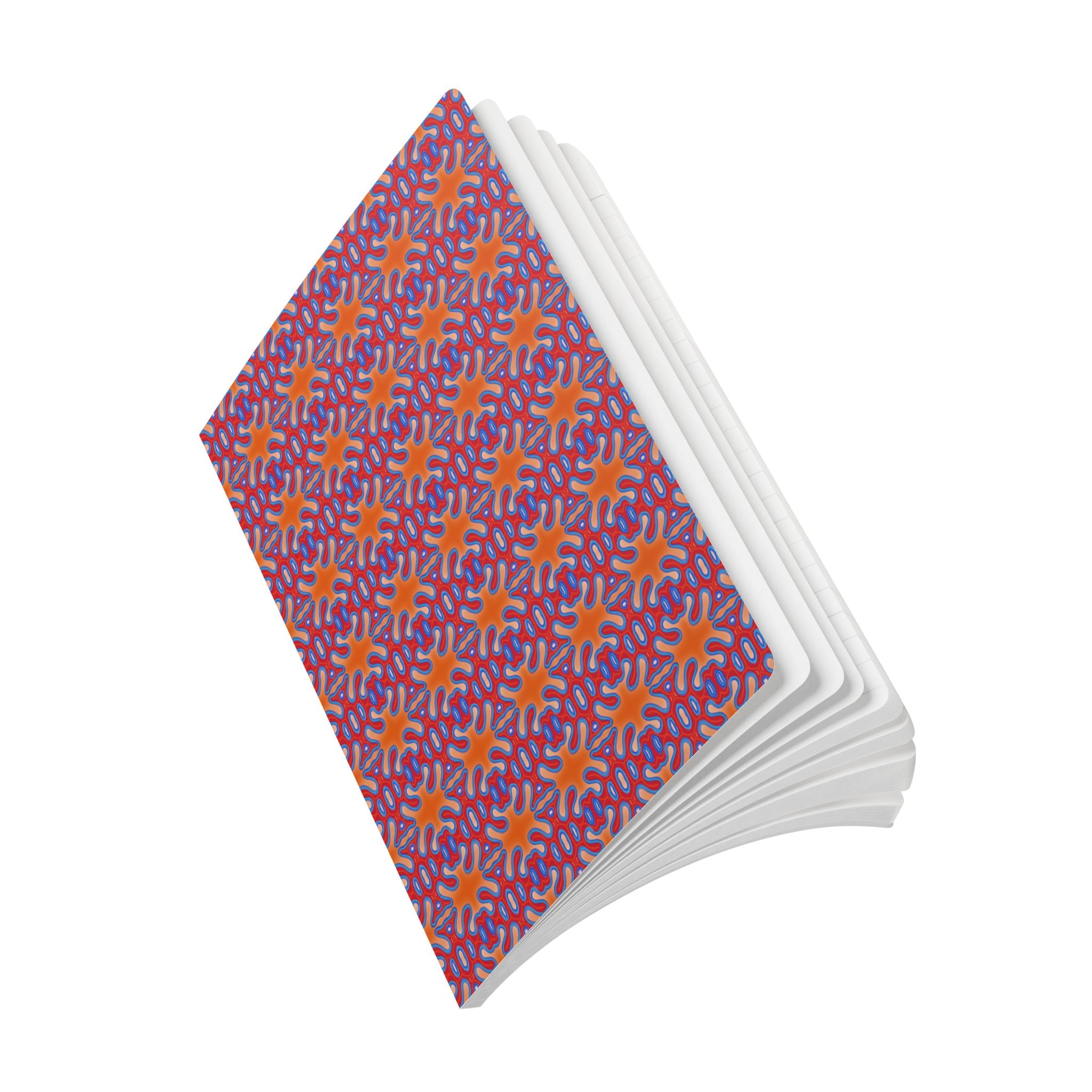 Orange Organic Pattern Softcover Journal