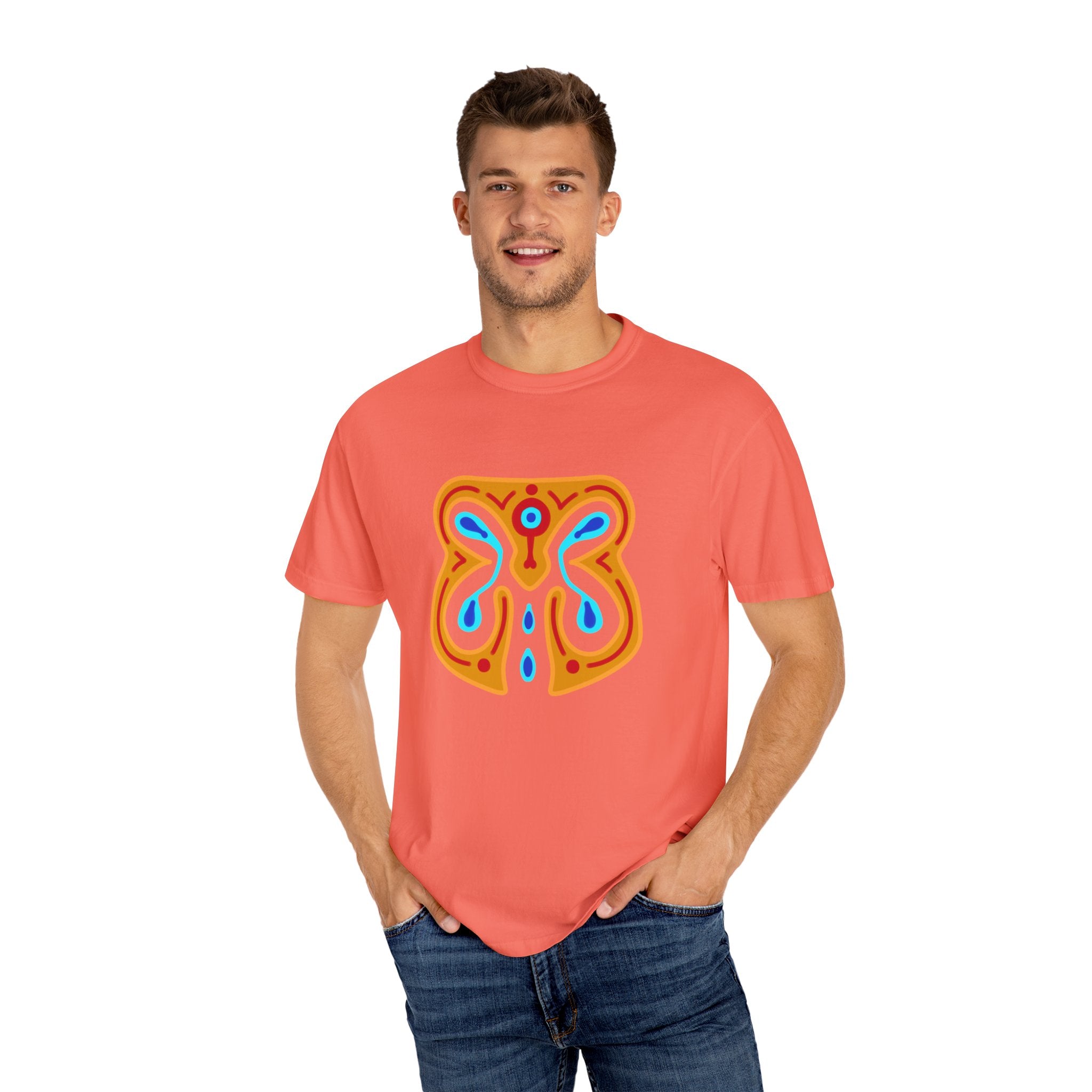 Vibrant Orchid Graphic Unisex T-Shirt, Artistic Tee, Casual Wear, Gift for Friends, Summer Style, Nature Lover Apparel