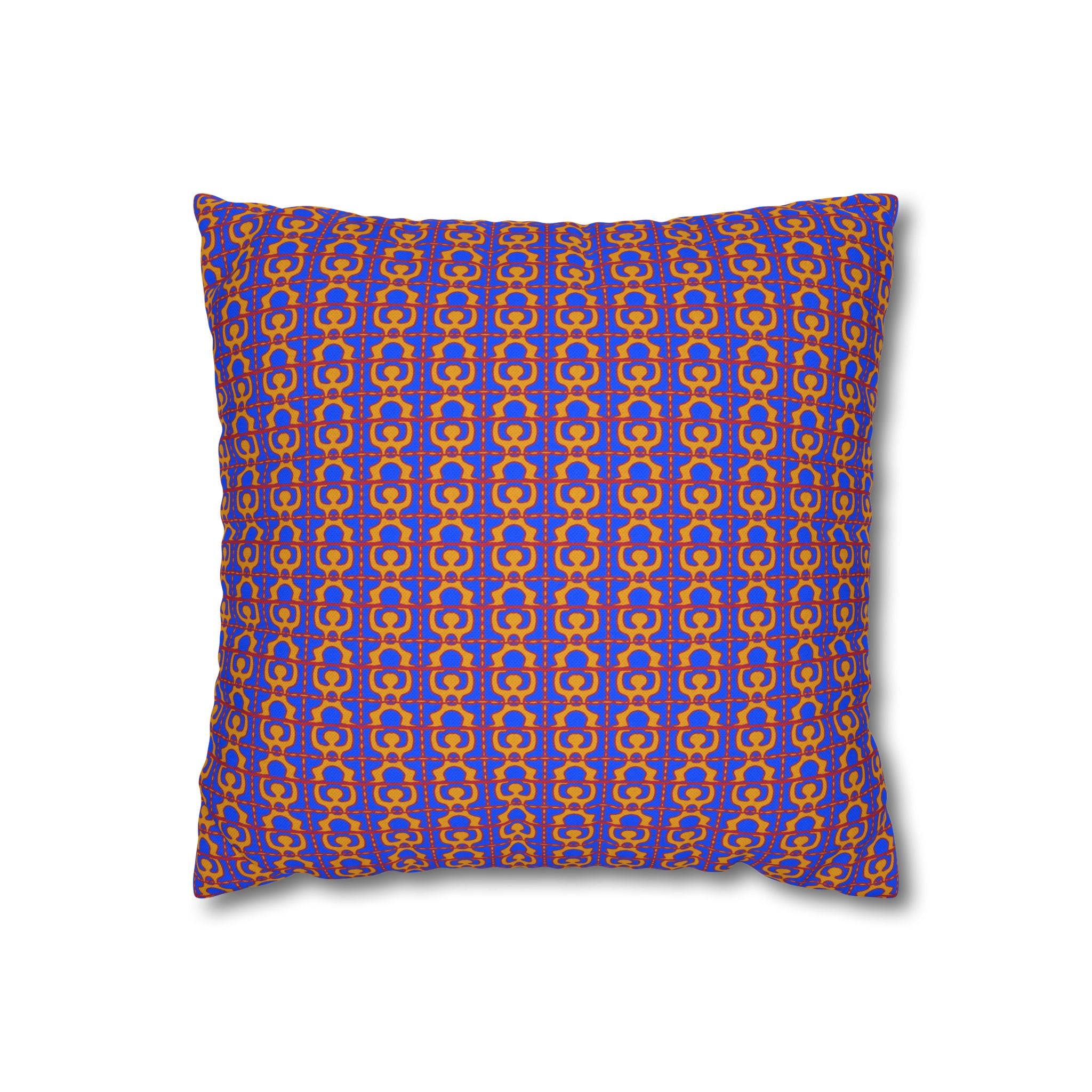 Colorful Geometric Pillowcase, Decorative throw pillow cover, Cozy home decor, Vibrant accent pillow, Modern home gift