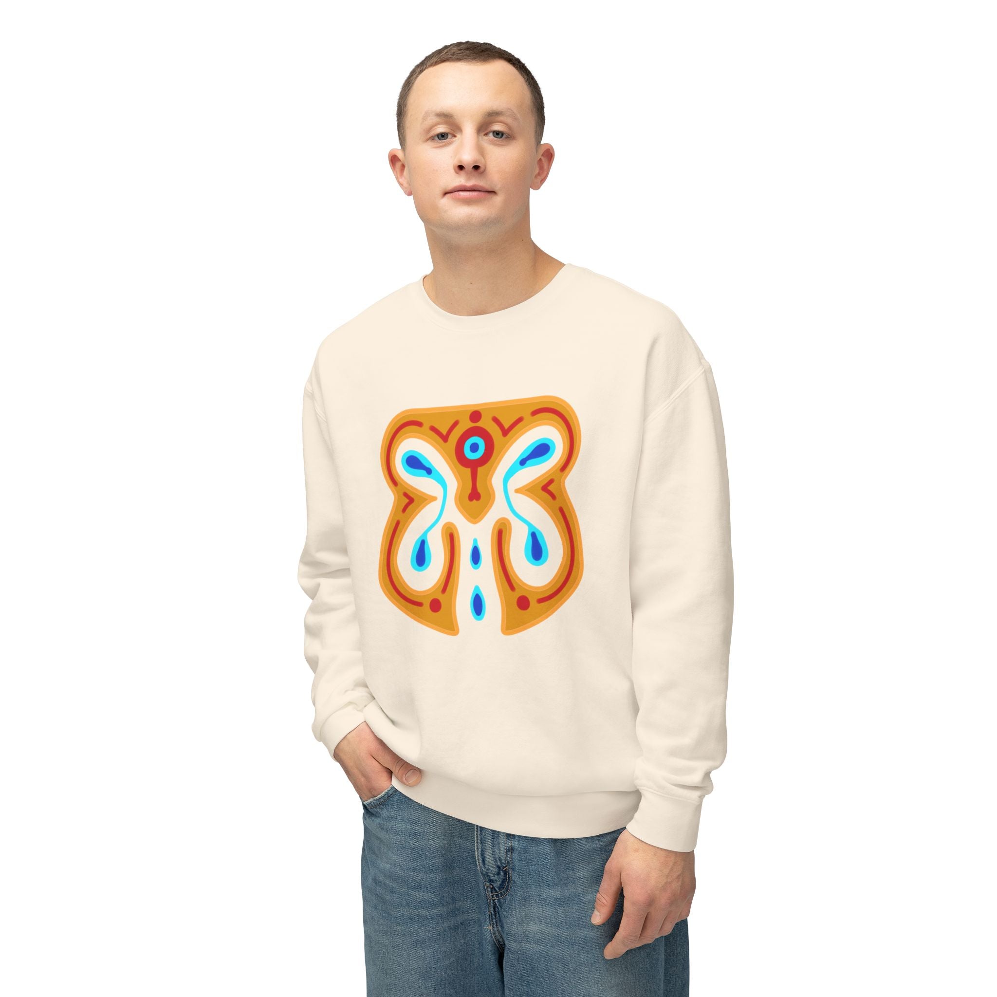 Vibrant Orchid Art Crewneck Sweatshirt | Unisex Comfortable Fashion | Gift for Nature Lovers, Casual Wear, Spring Style, Cozy Layer