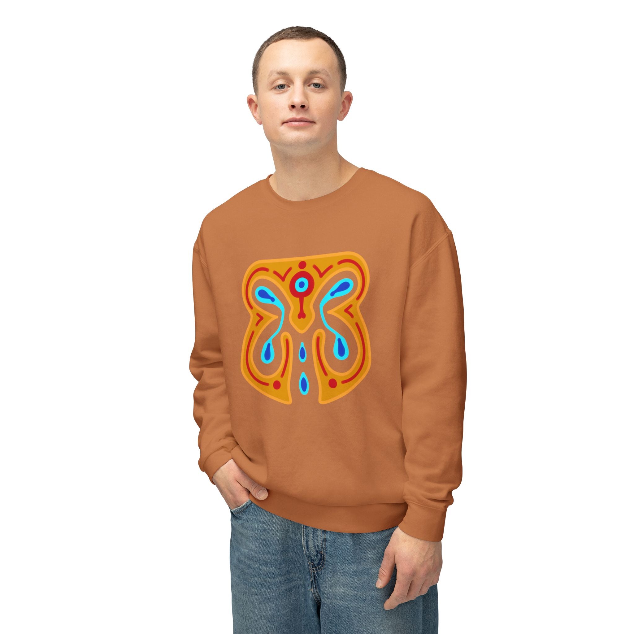 Vibrant Orchid Art Crewneck Sweatshirt | Unisex Comfortable Fashion | Gift for Nature Lovers, Casual Wear, Spring Style, Cozy Layer