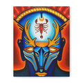 Deer & Scorpion Matte Canvas, Stretched, 1.25"