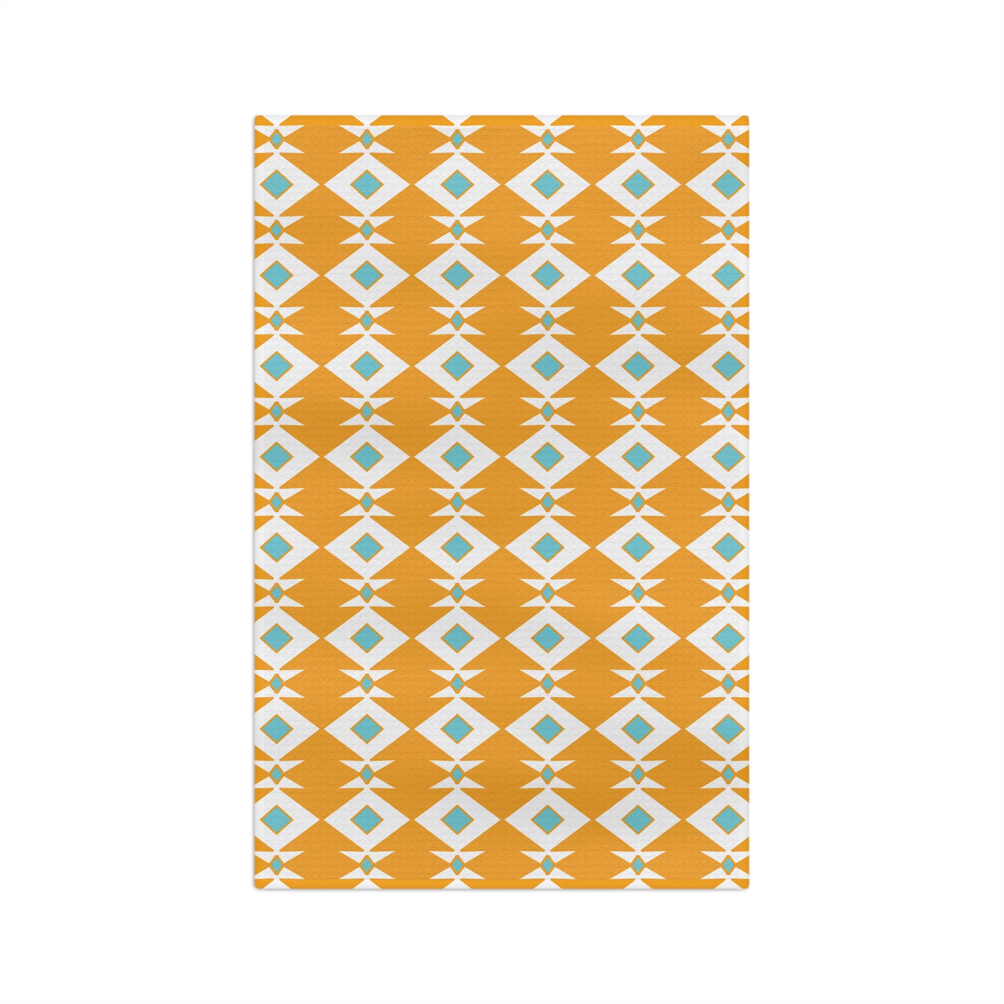 Bright Geometric Microfiber Tea Towel, Kitchen Decor, Gift for Her, Colorful Home Accessory, Hostess Gift, Unique Kitchen Towel