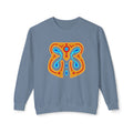Vibrant Orchid Art Crewneck Sweatshirt | Unisex Comfortable Fashion | Gift for Nature Lovers, Casual Wear, Spring Style, Cozy Layer