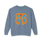 Vibrant Orchid Art Crewneck Sweatshirt | Unisex Comfortable Fashion | Gift for Nature Lovers, Casual Wear, Spring Style, Cozy Layer