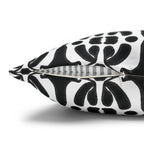 Black & White Geometric Pillowcase, Decorative throw pillow cover, Cozy home decor, Vibrant accent pillow, Modern home gift