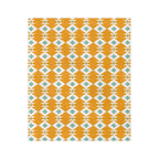 Yellow & Blue Cozy Velveteen Microfiber Blanket | Warm Throw Blanket, Decorative Bedding, Couch Cover, Gift for Home, Snug & Stylish