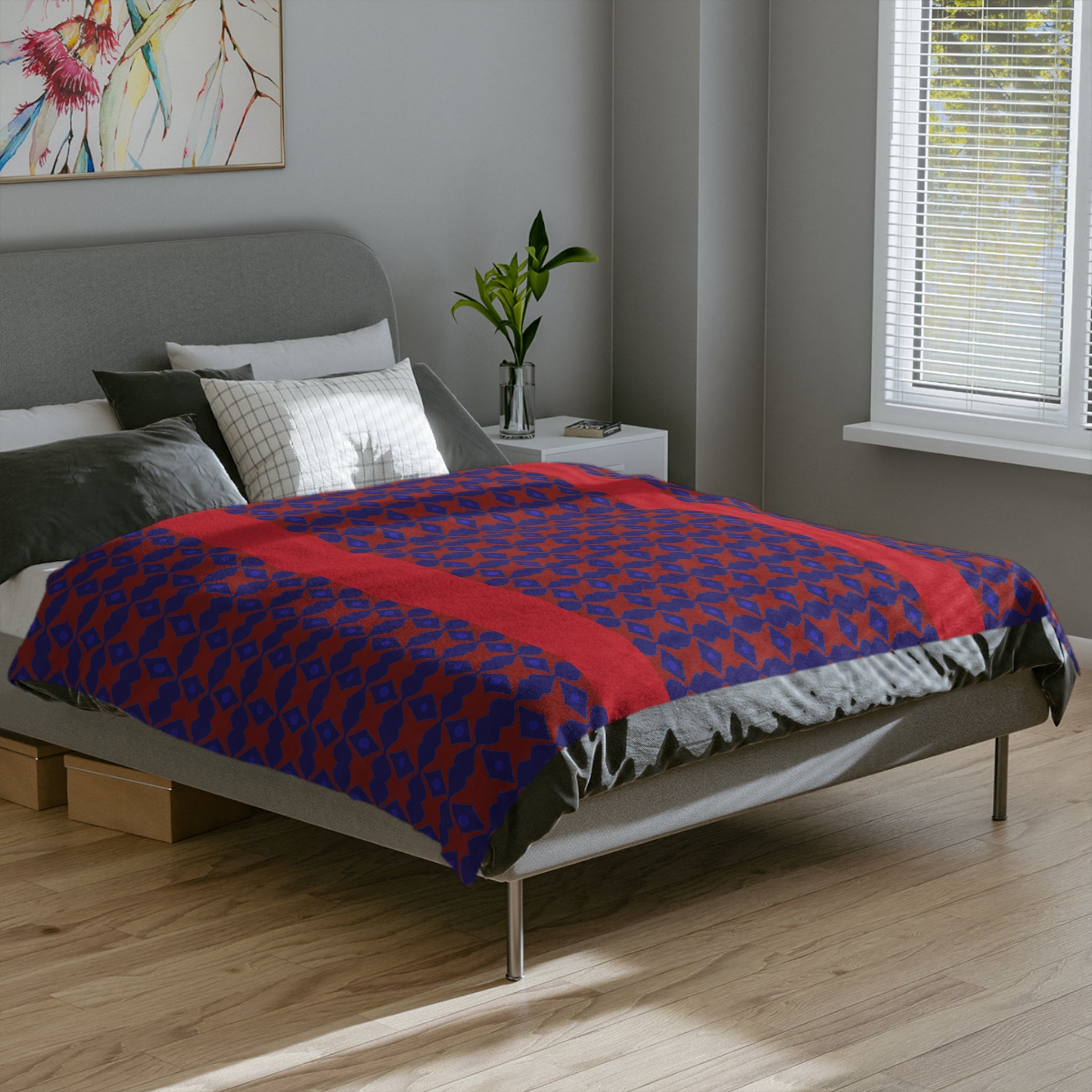 Cozy Velveteen Microfiber Blanket | Warm Throw Blanket, Decorative Bedding, Couch Cover, Gift for Home, Snug & Stylish