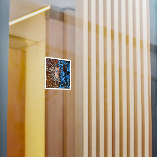 Artistic Mycelium Vinyl Decals for Home Decor, Stickers for Car, Laptop, Water Bottle, Unique Gifts, Bohemian Style