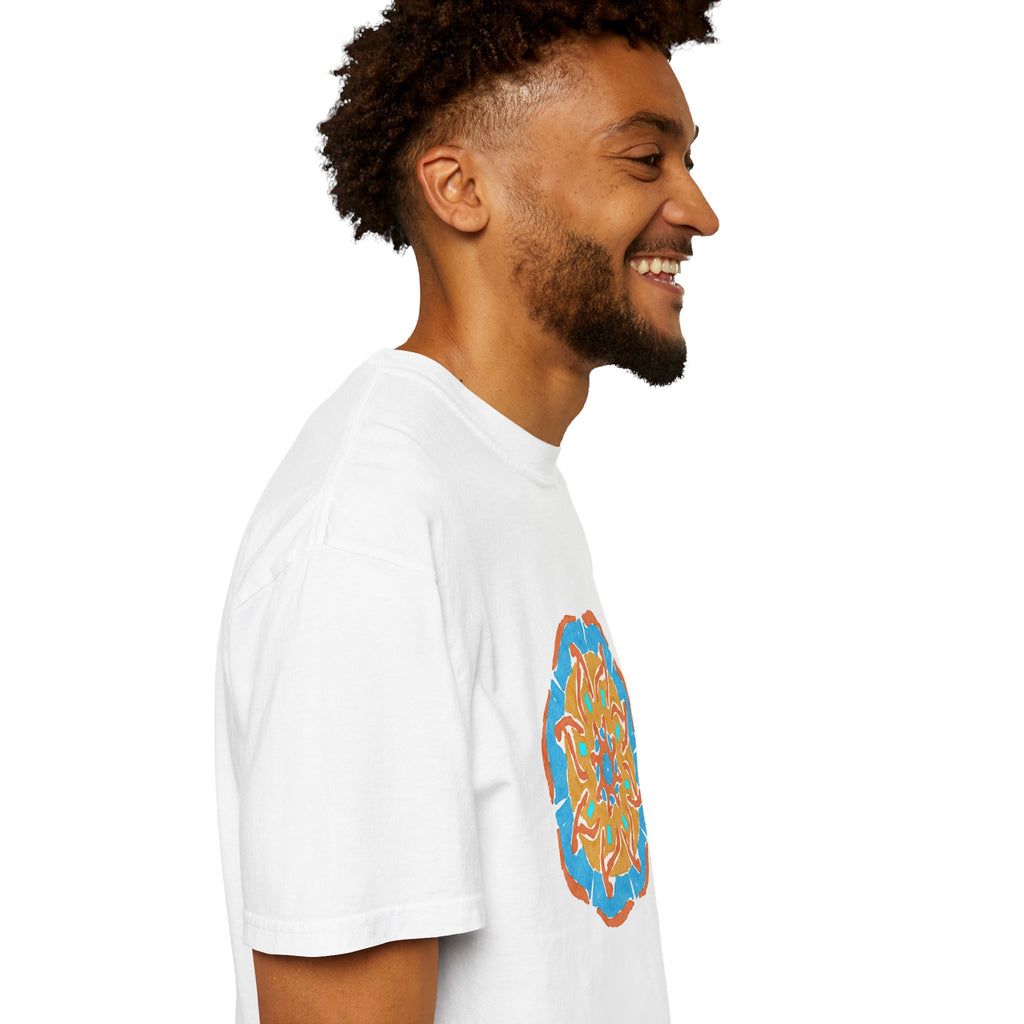 Colorful Mandala Unisex T-Shirt, Boho Style Tee, Summer Vibes, Gift for Art Lovers, Relaxed Fit Casual Top