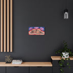 Stretched Canvas - 'Blooming Grounded' Lotus Woman Art Print