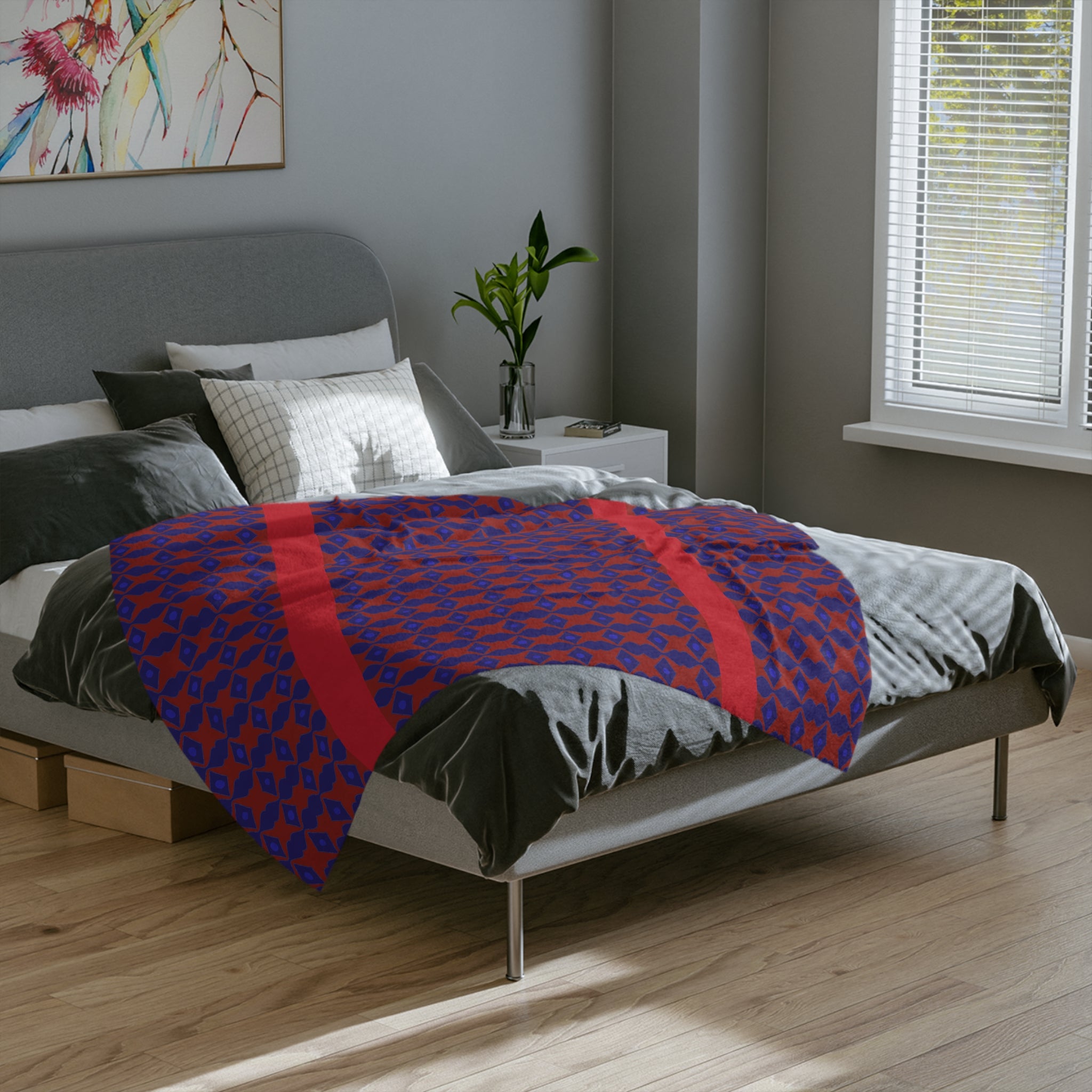 Cozy Velveteen Microfiber Blanket | Warm Throw Blanket, Decorative Bedding, Couch Cover, Gift for Home, Snug & Stylish