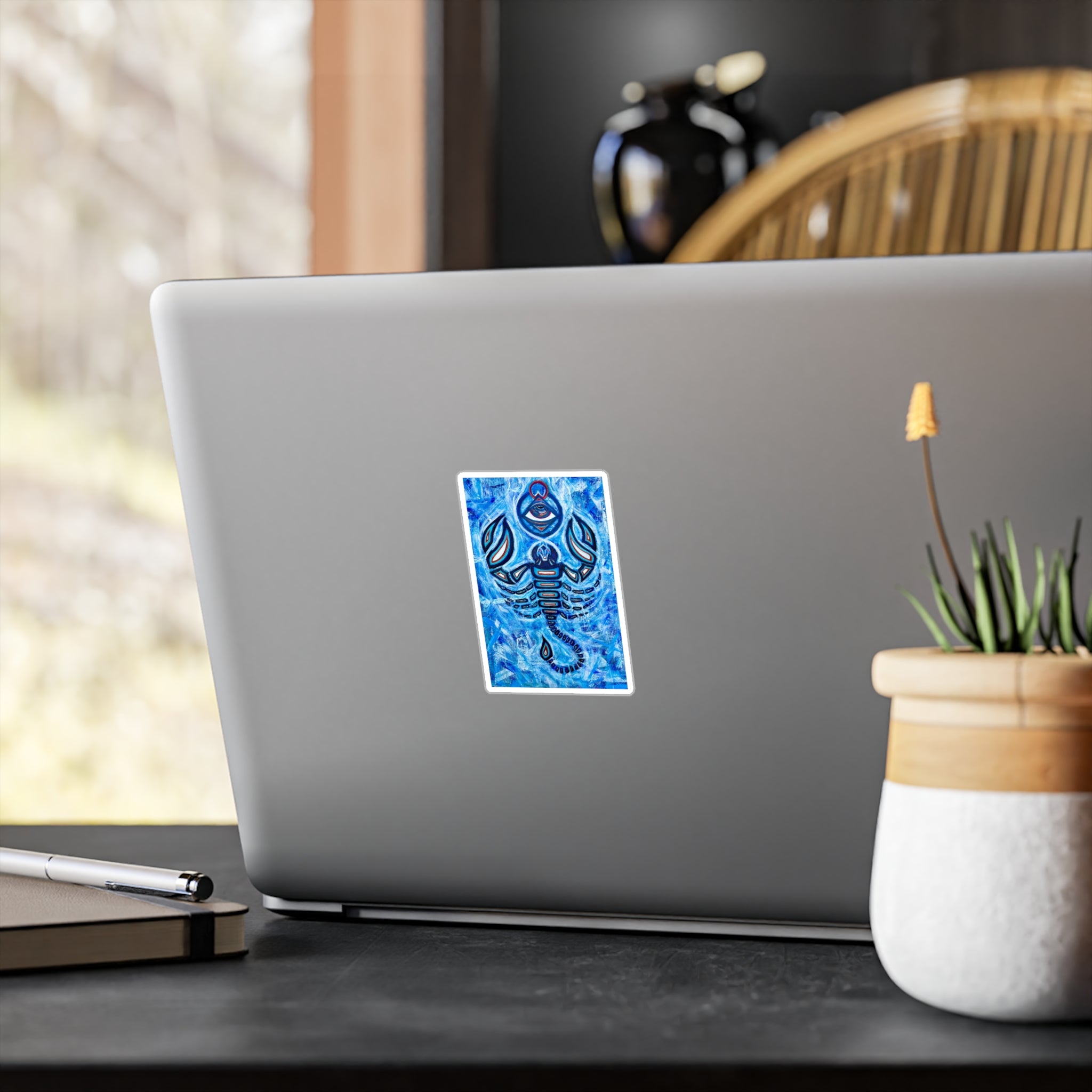 Artistic Scorpion Vinyl Decals for Home Decor, Stickers for Car, Laptop, Water Bottle, Unique Gifts, Bohemian Style