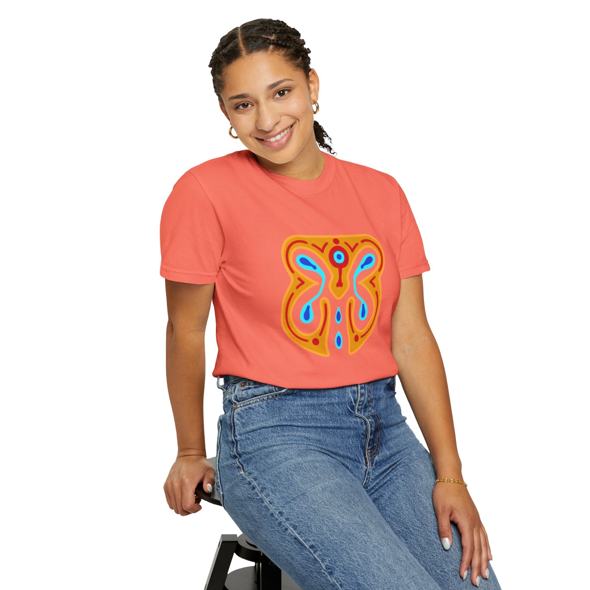 Vibrant Orchid Graphic Unisex T-Shirt, Artistic Tee, Casual Wear, Gift for Friends, Summer Style, Nature Lover Apparel