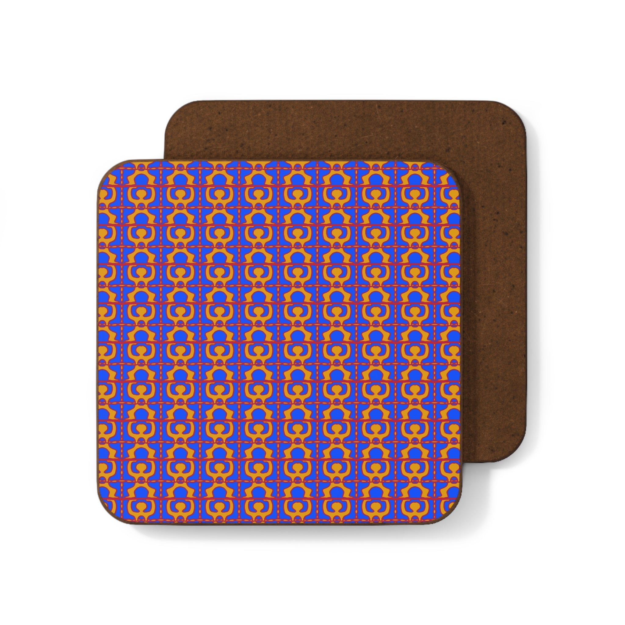 Geometric Pattern Coaster Set - Retro Drink Coasters for Home Decor, Housewarming Gift, Bar Accessories, Unique Tableware, Colorful [...]