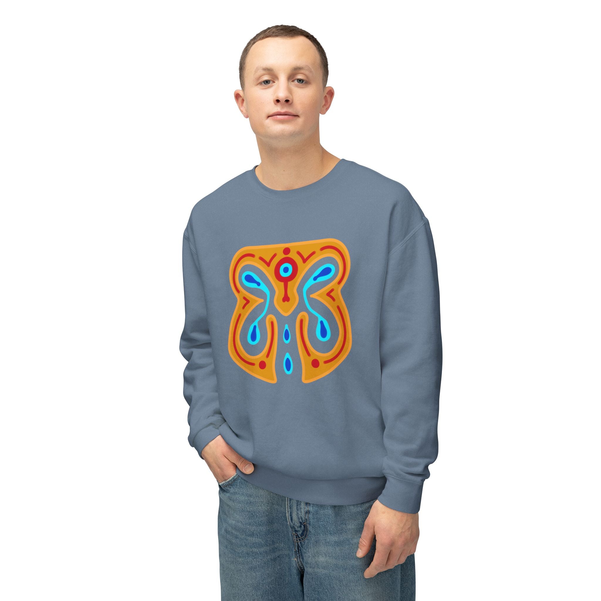 Vibrant Orchid Art Crewneck Sweatshirt | Unisex Comfortable Fashion | Gift for Nature Lovers, Casual Wear, Spring Style, Cozy Layer
