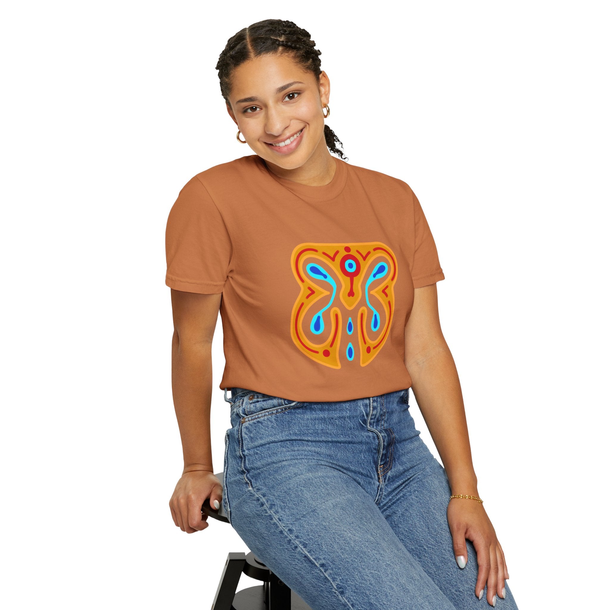 Vibrant Orchid Graphic Unisex T-Shirt, Artistic Tee, Casual Wear, Gift for Friends, Summer Style, Nature Lover Apparel