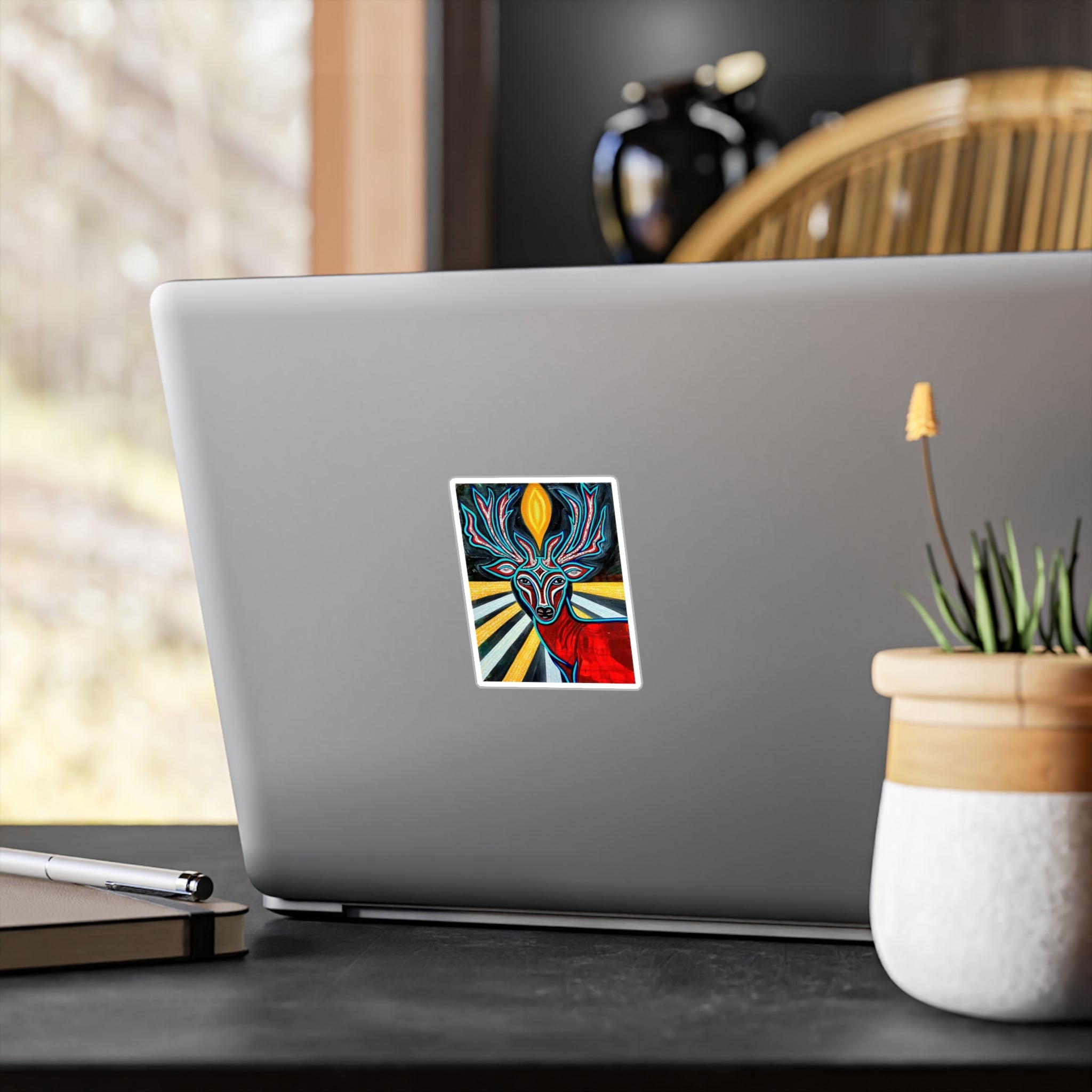 Deer Teacher Vinyl Decals for Home Decor, Stickers for Car, Laptop, Water Bottle, Unique Gifts, Bohemian Style