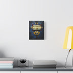 Diamond Matte Canvas Wall Art Print, Abstract Geometric Decor, Modern Home Decoration, Unique Artwork for Living Room, Gift Idea for Art Lovers