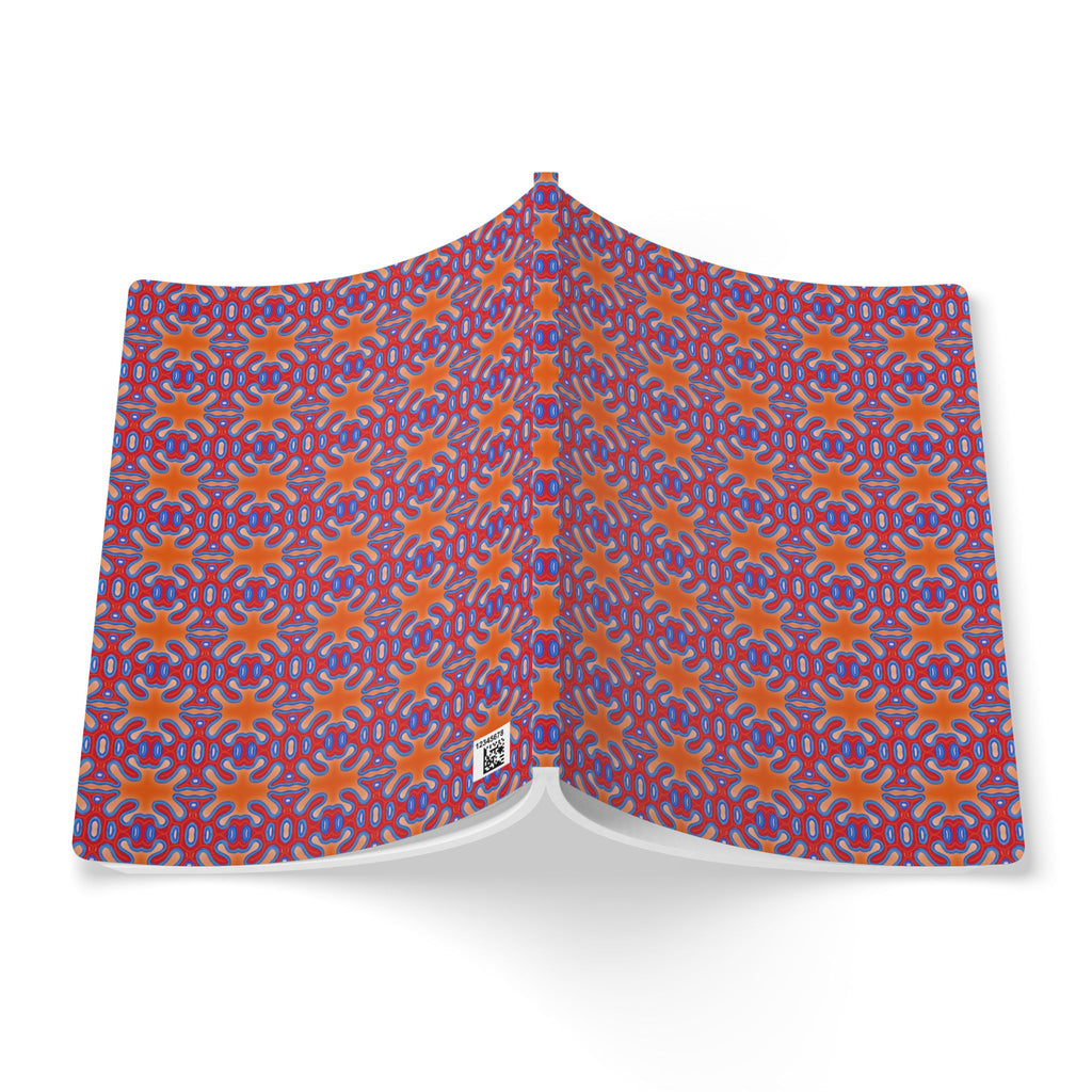 Orange Organic Pattern Softcover Journal