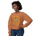 Vibrant Orchid Art Crewneck Sweatshirt | Unisex Comfortable Fashion | Gift for Nature Lovers, Casual Wear, Spring Style, Cozy Layer