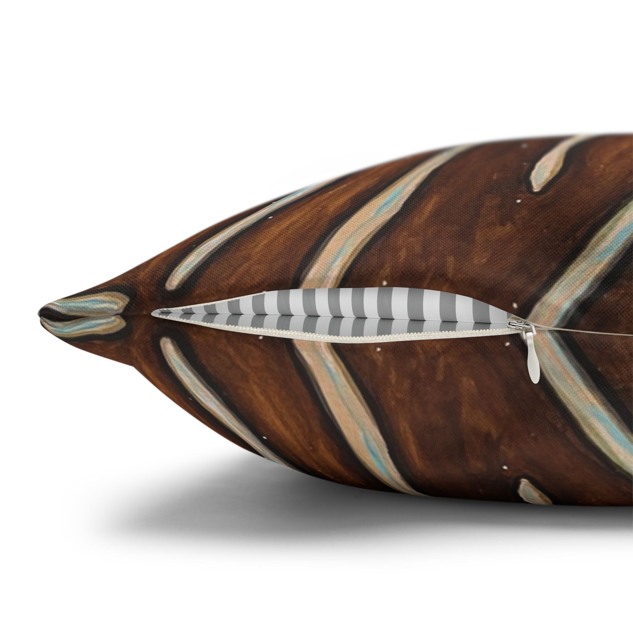 Artistic Mycelium Pillowcase, Unique Home Decor, Boho Chic Cushion Cover, Colorful Accent Pillow, Gifts for Art Lovers